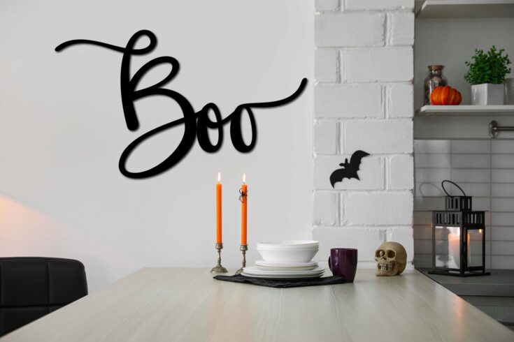 Image for Boo Sign Halloween Decor Halloween Signs Halloween | Etsy