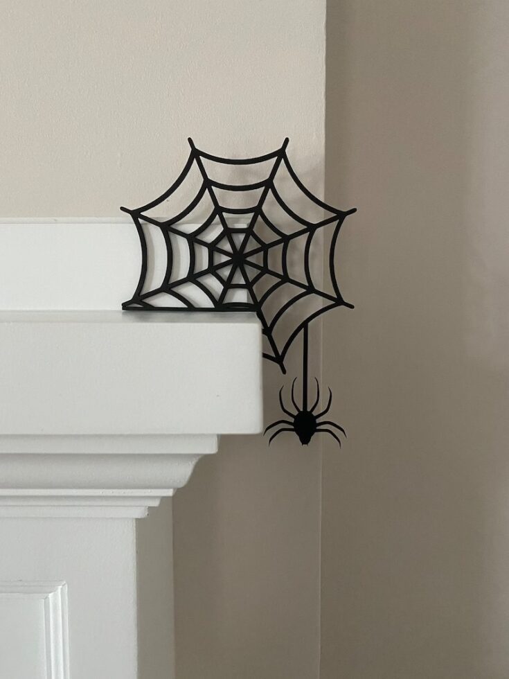 Image for Halloween Door Corner Sign Spider Web Halloween Decor | Etsy