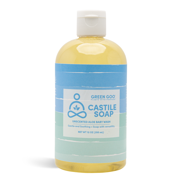 Green Goo Unscented Aloe Baby Wash Castile Soap Everyday Wholesome