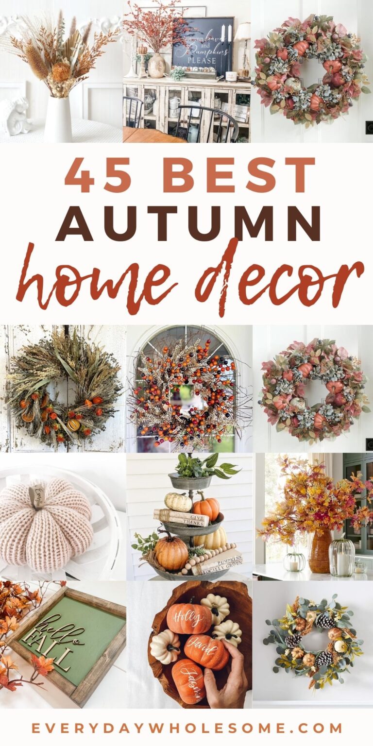 Everyday Wholesome 45 Fall Home Decor Ideas for your Autumn Home