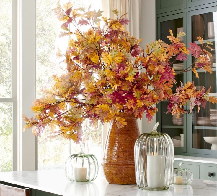 Image for Faux Turning Oak Branch, Multi