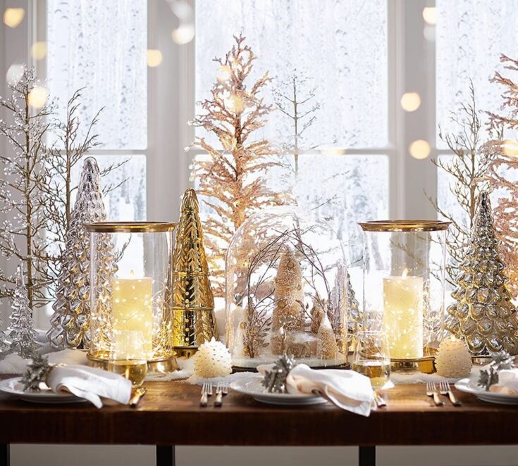 Image for Mercury Glass Tree Cloches