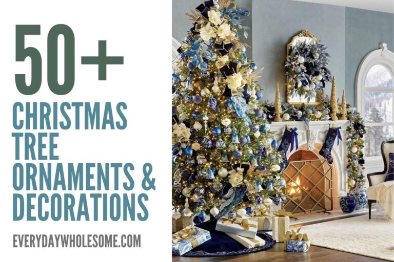 50 Christmas Tree Ornaments and Decorations