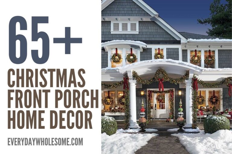 65 Christmas Front Porch Decor