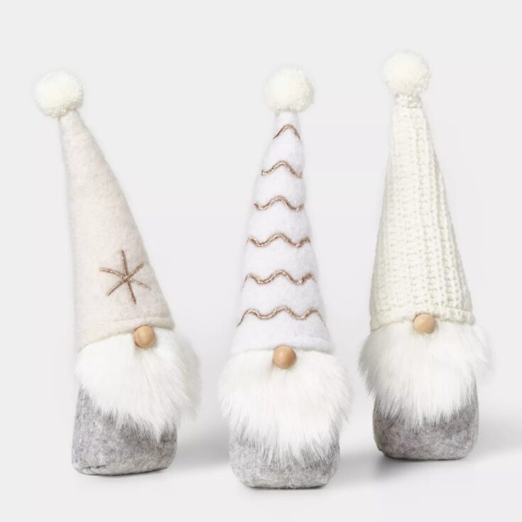 Image for 3ct Mini Gnomes Decorative Figurines - Wondershop"