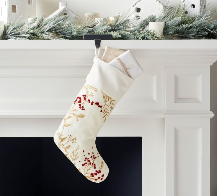 Image for Monique Lhuillier Winter Berry Stocking, Medium