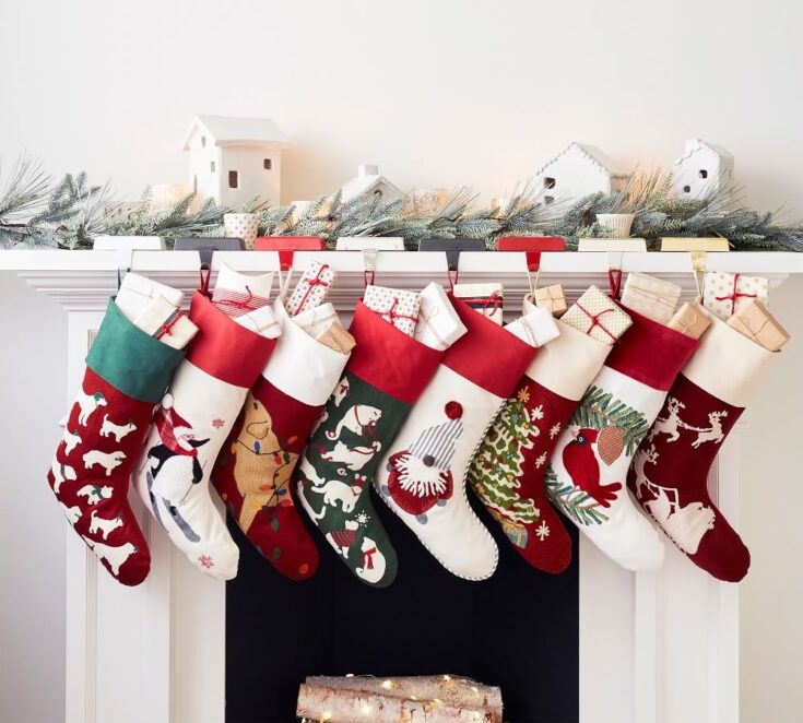Image for Holiday Icons Crewel Stockings