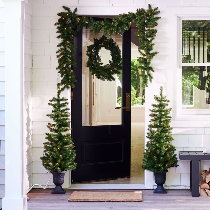 Image for Front Porch Holiday Tree, 4-Piece Set