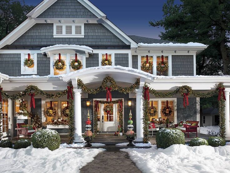 Image for Cordless Christmas Garland - Battery Powered Garland | Grandin Road
