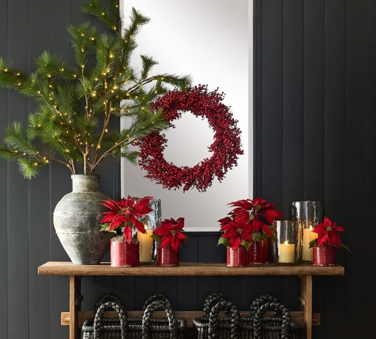 Image for Faux Red Berry Wreath | Pottery Barn