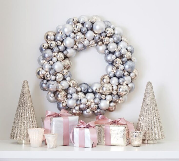 Image for Frosted Pine and Ornament Wreath & Garland
