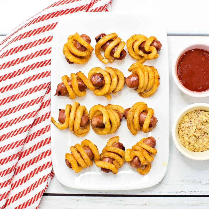 Image for Curly Fries Mini Hot Dogs -