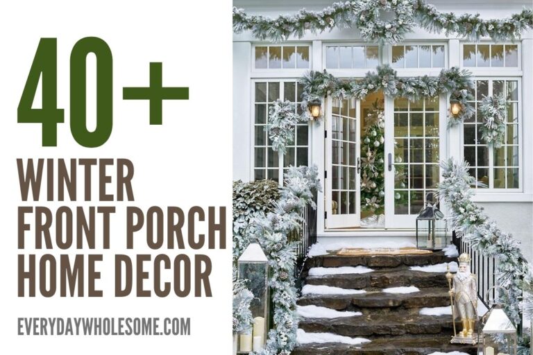 40+ Winter Front Porch Decor Ideas