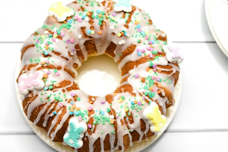 Image for Easter Lemon Poppyseed Bundt Cake - A Perfect Light and Festive Cake!