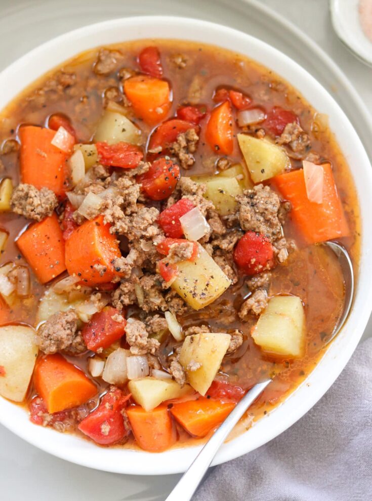 Image for Poor Man's Stew (Hamburger Stew) - Slow Cooker or Instant Pot