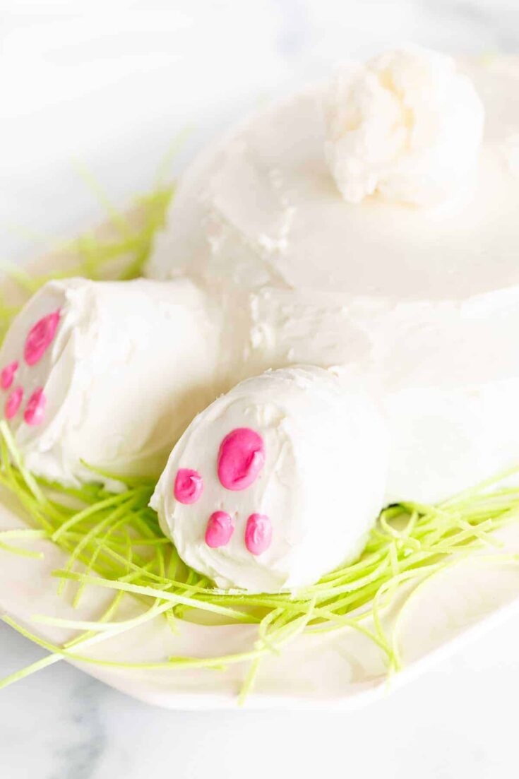 Image for Adorable Vintage Inspired Easter Bunny Butt Cake