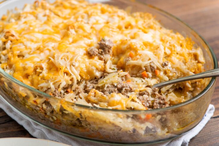 Image for Cheesy Ground Beef and Hashbrown Casserole