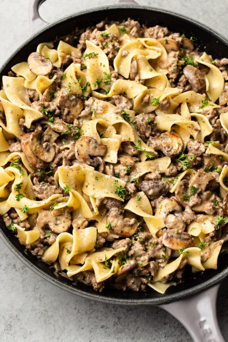 Image for Easy Ground Beef Stroganoff