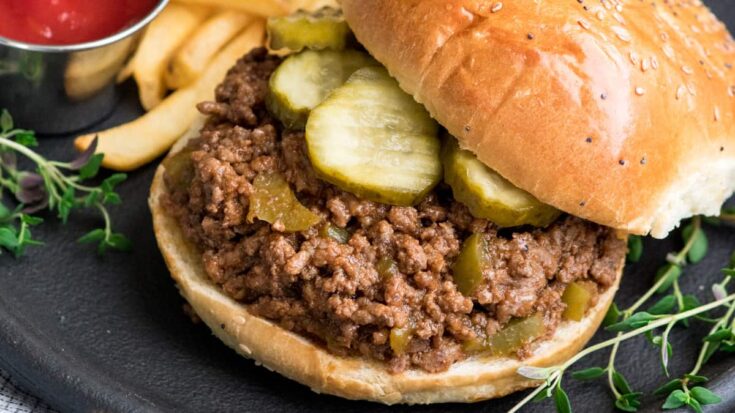Image for Healthy Sloppy Joes Recipe (Homemade Sloppy Joes)