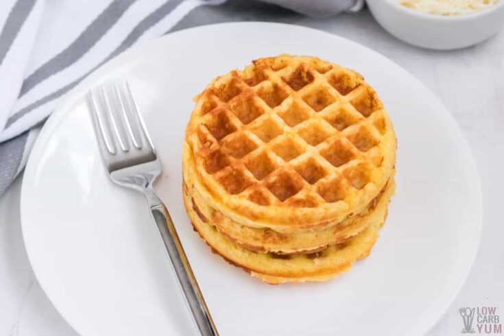 Image for Keto Chaffles Recipe - Easy Cheese Waffles
