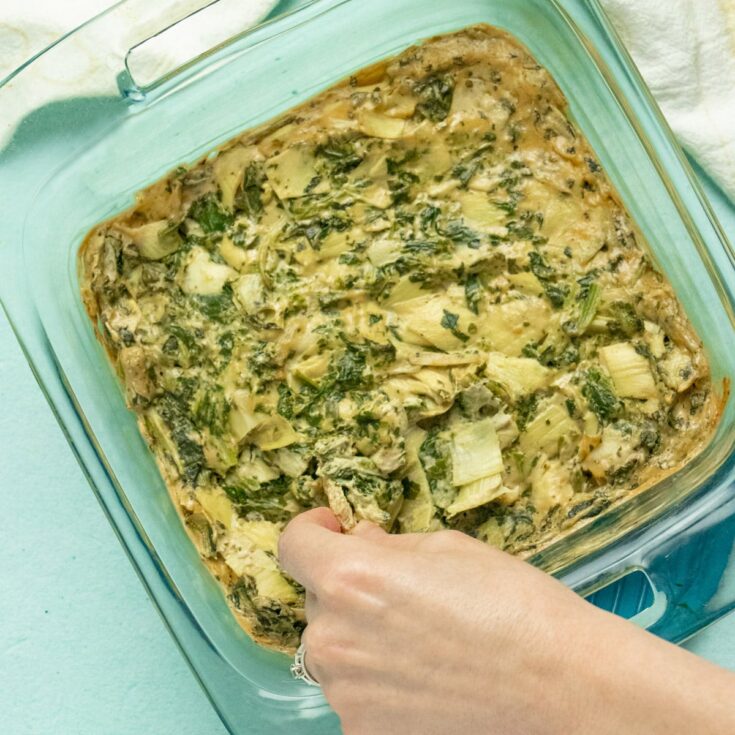 Image for Vegan spinach artichoke dip with garlic cashew cream