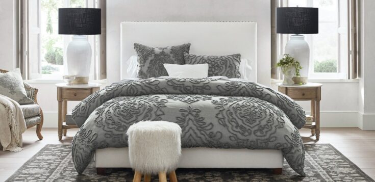 Image for Raleigh Upholstered Beds, Headboards & Bedroom Benches | Pottery Barn