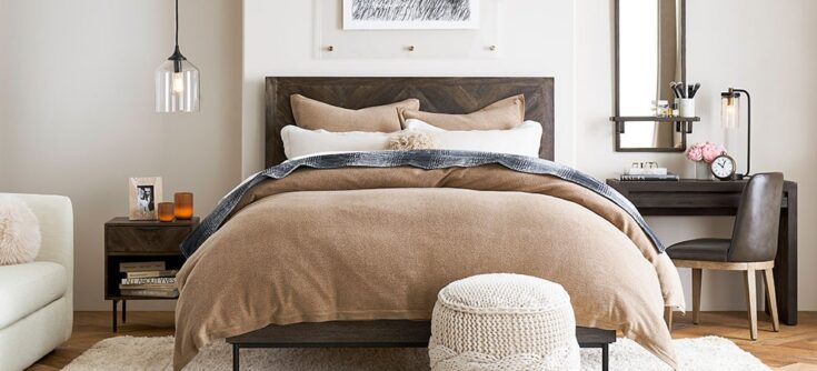 Image for Dayton Fleece Bedroom | Pottery Barn