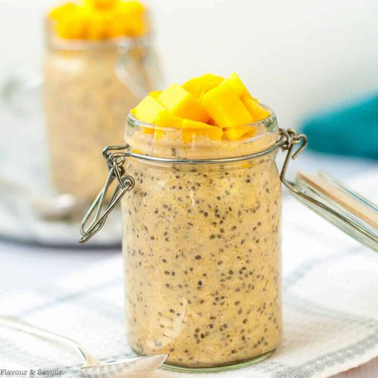 Image for It's like Golden Milk in a jar of overnight oats!