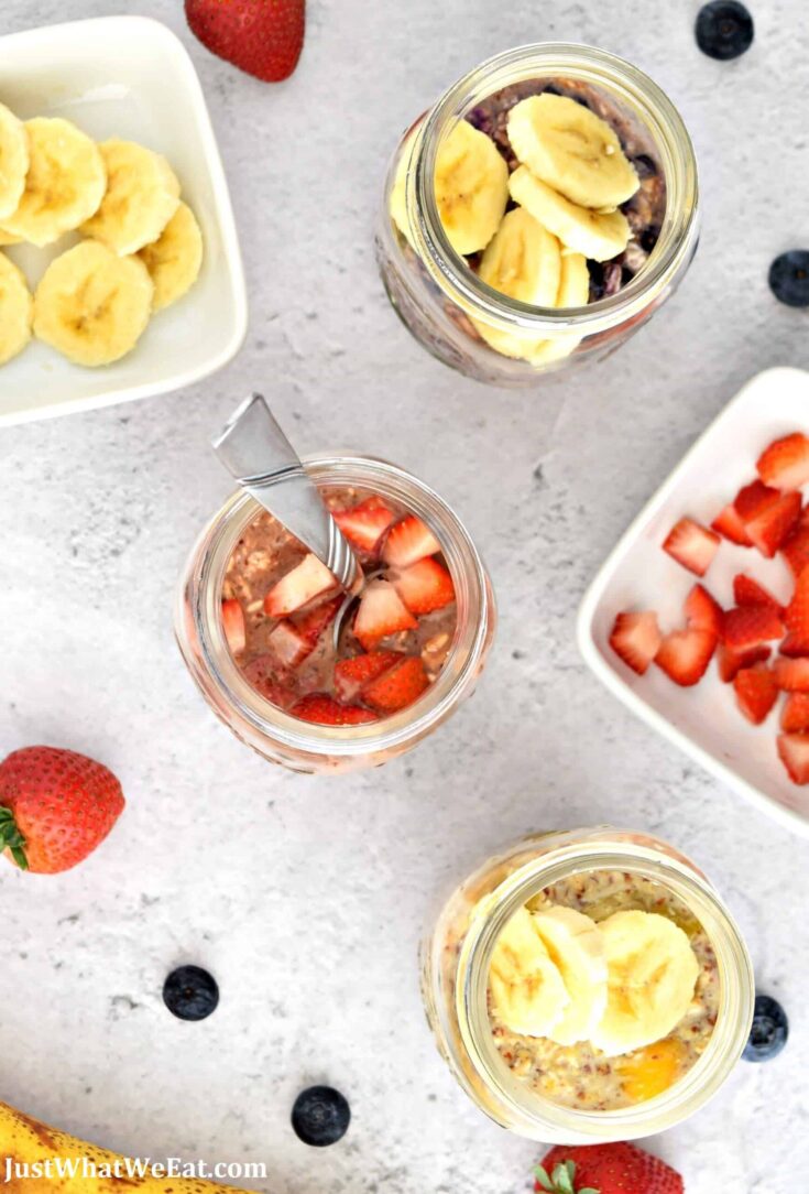 Image for 3 Easy Overnight Oats Recipes – Gluten Free, Vegan, Refined Sugar Free