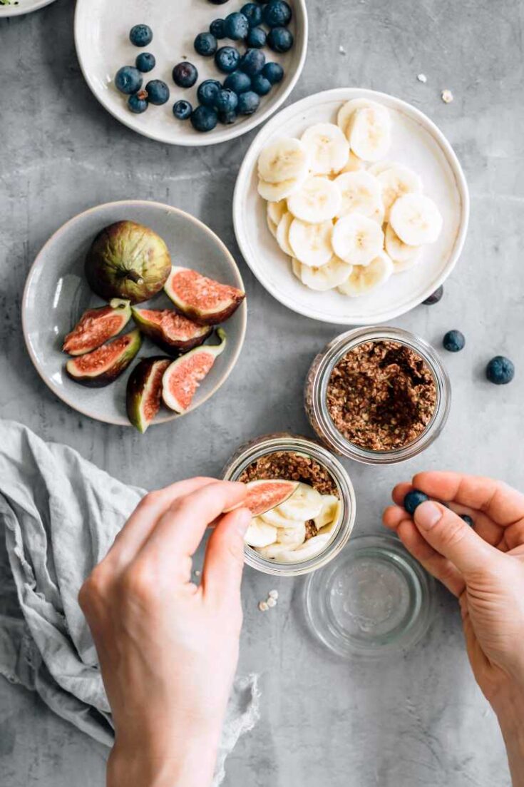 Image for Vegan Overnight Zoats (Healthy Chocolate Zucchini Oats)