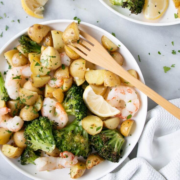 Image for Shrimp and Potatoes Recipe – One Pan