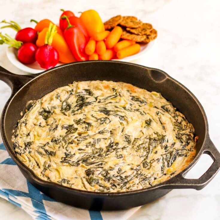 Image for Secret Ingredient Vegan Spinach Artichoke Dip