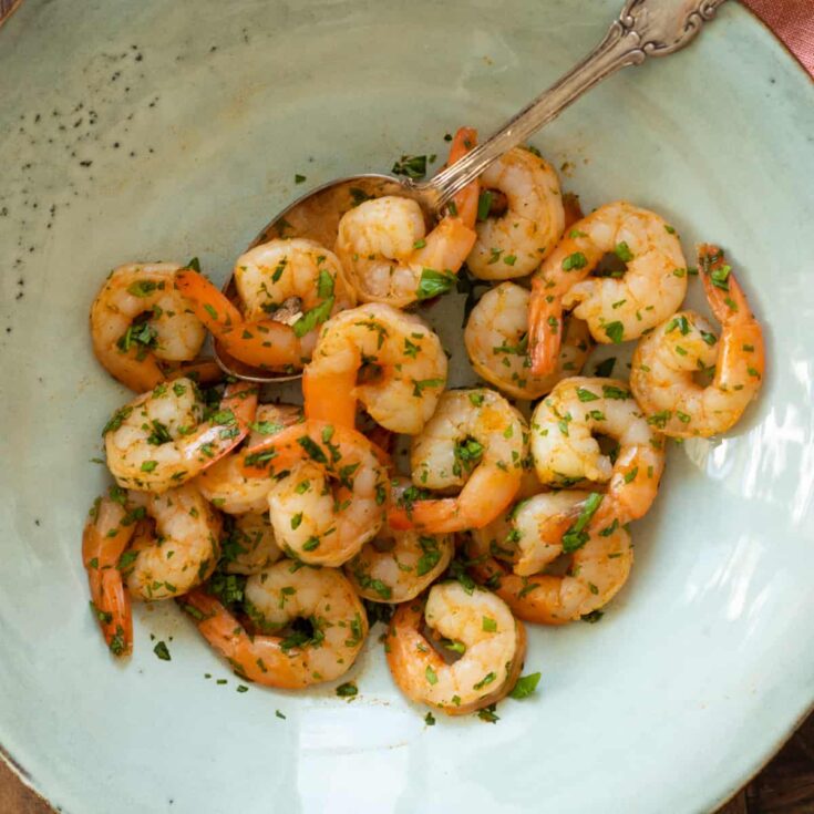 Image for Air Fryer Frozen Shrimp with Garlic & Parsley