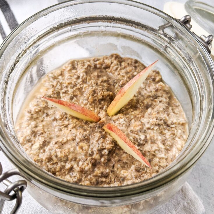 Image for Apple Cinnamon Protein Overnight Oats