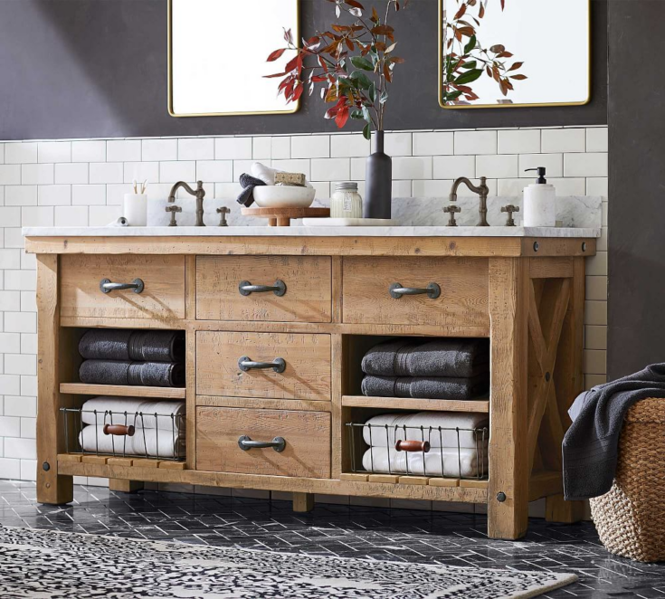 Image for Benchwright 72" Double Sink Vanity