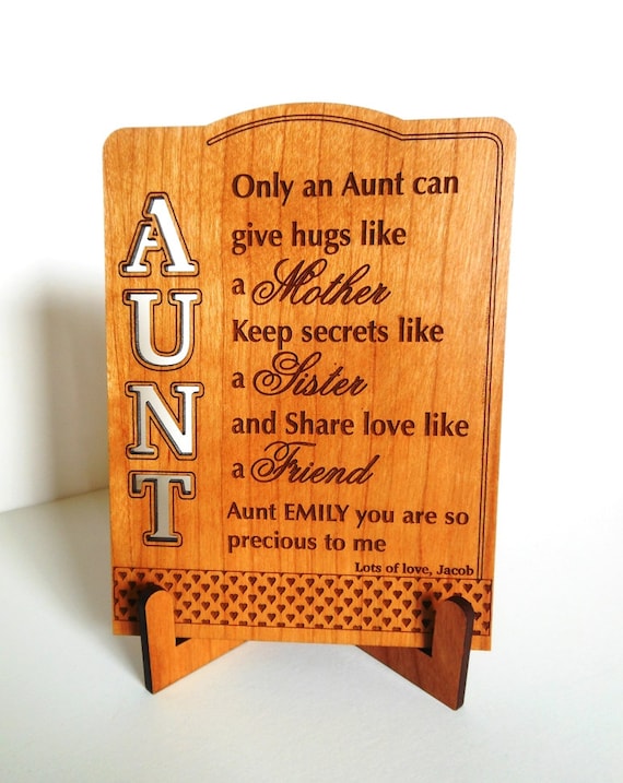 Details about   Aunt Gift Aunts Like Moms Only Cooler Engraved Leatherette Frame Mothers Day 