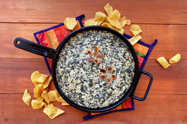 Image for Roasted Garlic Spinach-Artichoke Dip