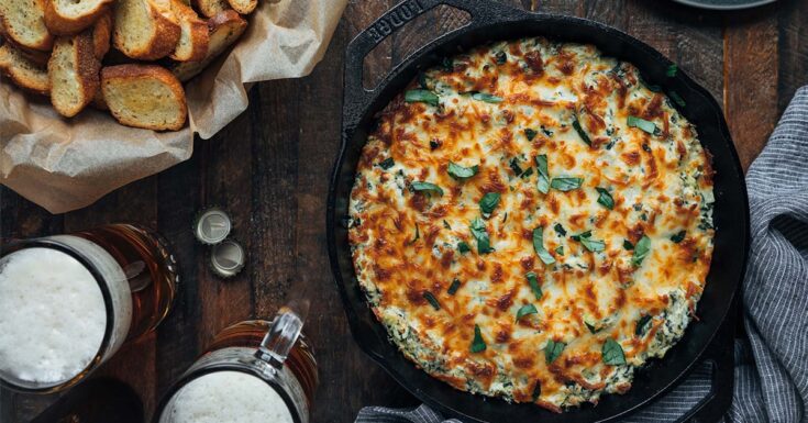 Image for Spinach Artichoke Dip with Six Cheeses