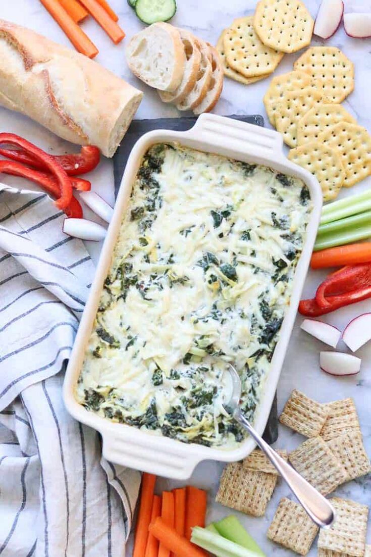Image for Creamy Vegan Spinach Artichoke Dip