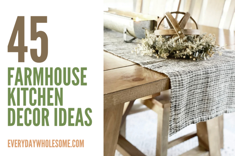 45 Farmhouse Kitchen Home Decor Ideas
