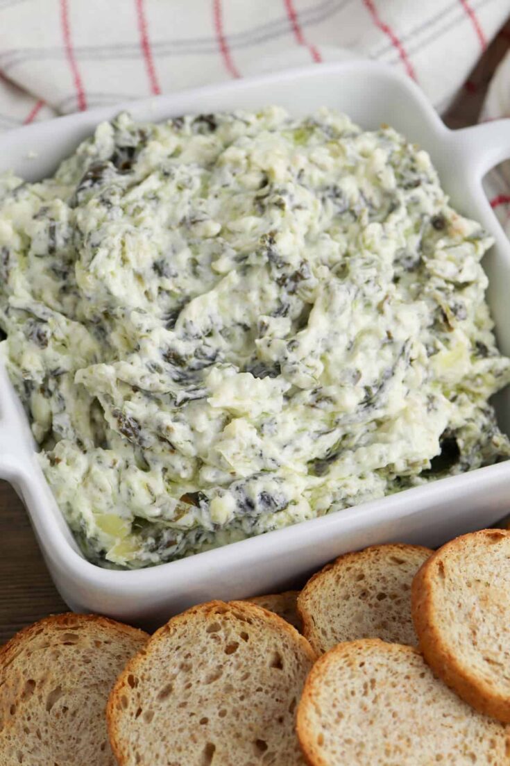 Image for Easy Crockpot Spinach Artichoke Dip Recipe