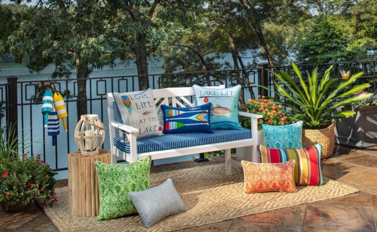 Image for 3pc Lake Life Collection Pillow Set Blue - Pillow Perfect
