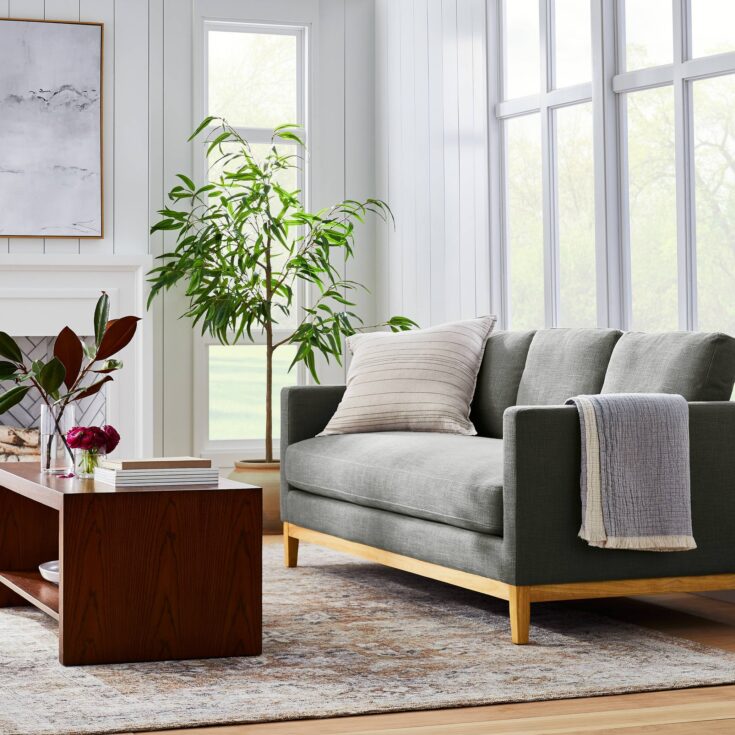 Image for Woodland Hills Wood Base Sofa - Threshold" designed with Studio McGee