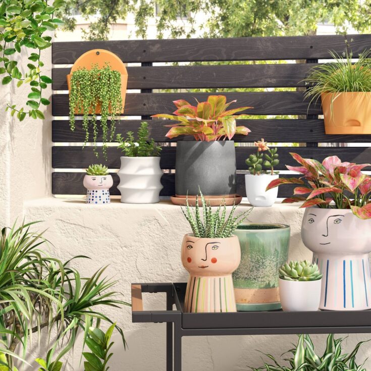 Image for Indoor/Outdoor Earthenware Planter - Smith & Hawken"