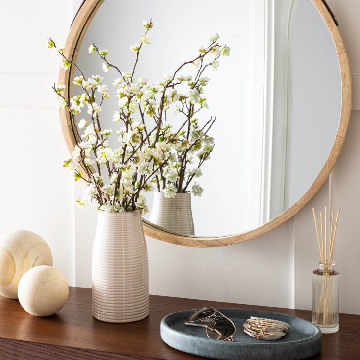 Image for 24" x 16" Artificial Dogwood Branch Arrangement in Pot - Threshold" designed with Studio McGee
