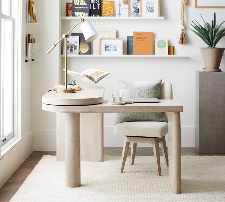Image for Cayman 50" Rotating L-Shaped Desk