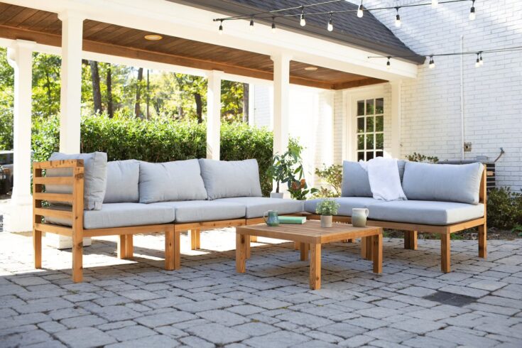 Image for Modular Patio Couch Outdoor Patio Furniture clavijo | Etsy