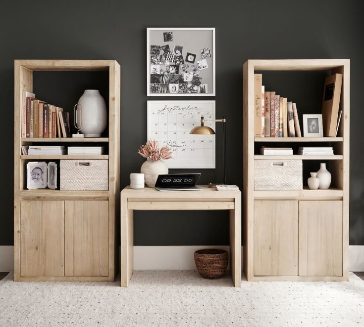 Image for Folsom 33" x 73" Tall Bookcase with Doors