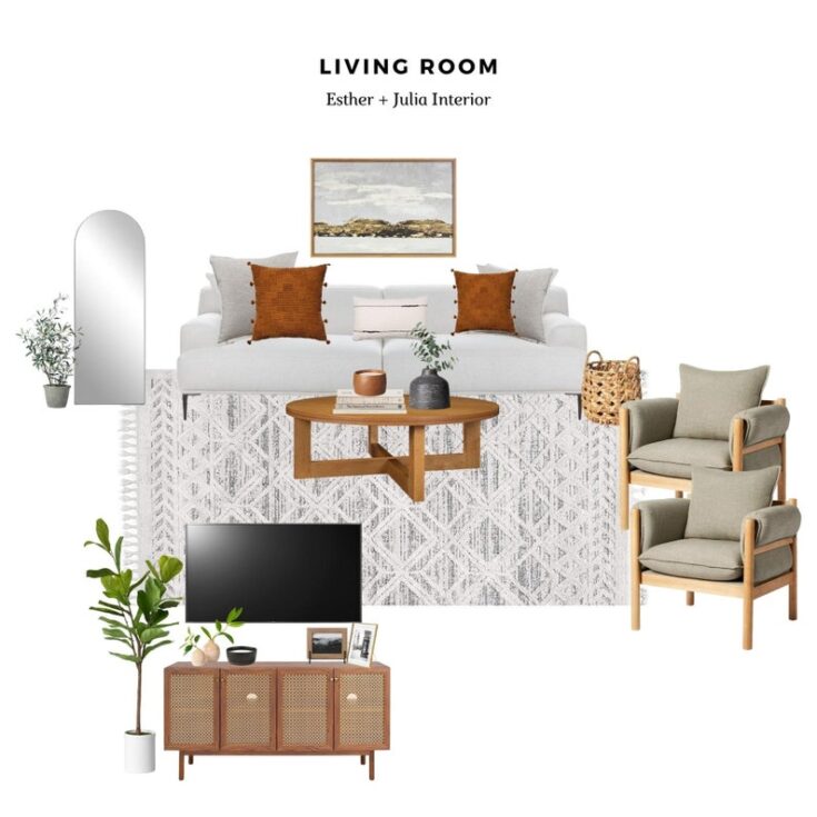 Image for Living Room |McGee & Co Inspired Living Room|Interior Design Package