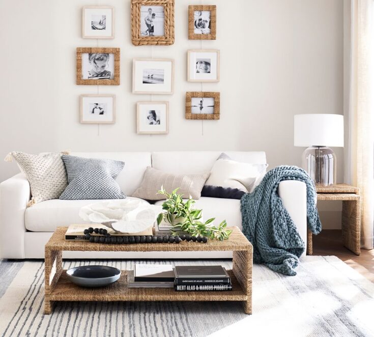 Image for Malibu 48" Woven Coffee Table